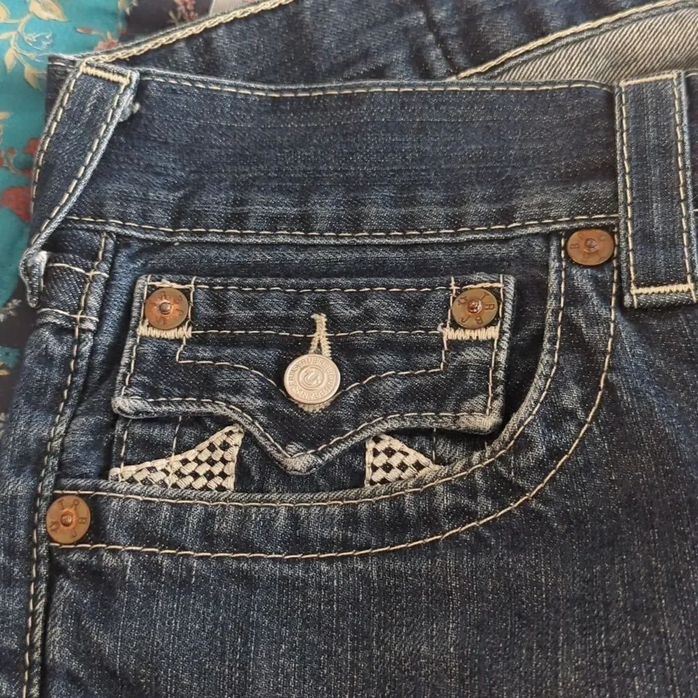 True Religion vintage straight denim‎ jeans size 32